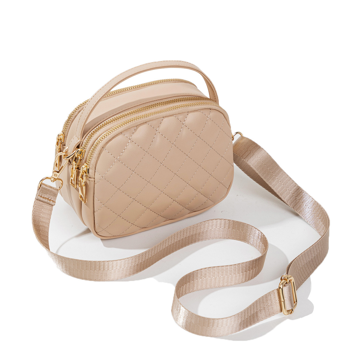 PU Leather Crossbody Bag for Women – Waterproof, Large-Capacity Small Square Shoulder Bag